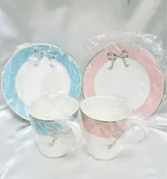 【新品】ナルミ NARUMI フェリシータ ペアマグカップ ＆プレート