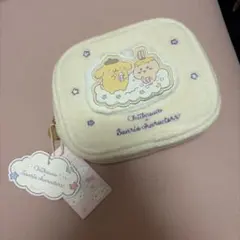 ちいかわ×サンリオ うさぎ　ポムポムプリン　コラボ ポーチ 新品タグ付きのサムネイル