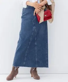 新品　23区　RED CARD TOKYO×23区デニム Iライン スカート38