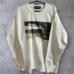 USED TONBOW ホワイト 長袖カットソー L