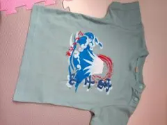 富士山 波柄 ベビーキッズTシャツのサムネイル