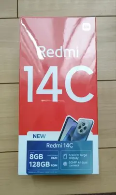 本日限定価格!迅速発送 Redmi 14C 8GB/128GB ブラック新品