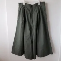 ‪♡美品‪♡UNIQLO ガウチョパンツ 綿麻 Ｌサイズ