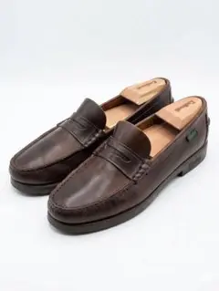 Paraboot CORAUX MARINEブラウン ローファー UK5.5 - メルカリ