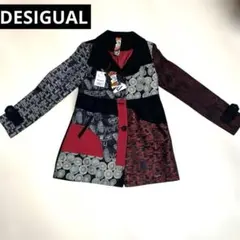未使用　タグ付　DESIGUAL デシグアル　コート　ジャケット　総柄　40のサムネイル