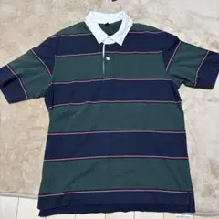 UNIQLO XL ストライプ ポロシャツ