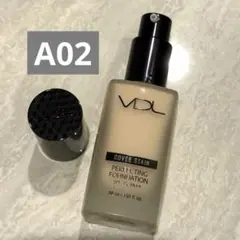 【新品】VDLカバーステインパーフェクティングファンデーションA02