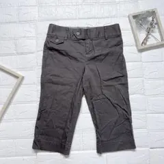 GAP ハーフパンツ グレー ストライプ柄 ショートパンツ サイズ00 半端丈