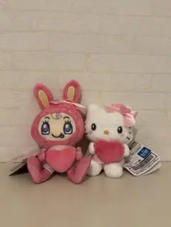 メゾピアノ＆ハローキティ マスコット べリエちゃん＆ハローキティ　ハート