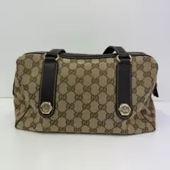 GUCCI GGキャンバス ハンドバッグ ミニボストン - メルカリ