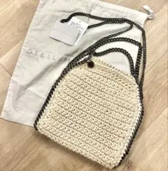 新品未使用ステラマッカートニーファラベラ ミニ クロシェ トート