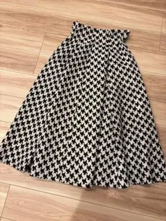 COEL千鳥柄ジャガードスカート