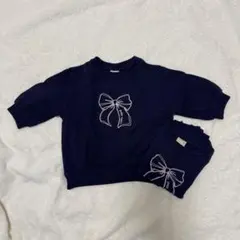 プティマイン　裏毛トレーナー　80cm 2枚セット