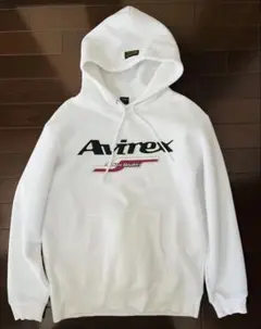 AVIREX スウェット パーカー ホワイト