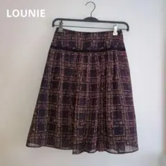 LOUNIE　膝丈フレアスカート　Mのサムネイル