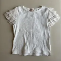 プティマイン　100 フリル袖　半袖Tシャツのサムネイル
