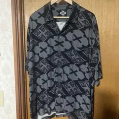 BUDSPOOL 花罰　セーター　ニット　GAKKIN 舐達麻 GAKKIN × BUDSPOOL 花罰家紋 COTTON KNIT JACQUARD SWEATER CHARCOAL