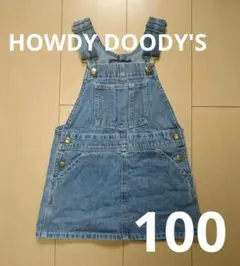 HOWDY DOODY'S ジャンバースカート デニムブルー