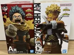 一番くじ　僕のヒーローアカデミア　紡ぐ力　A賞　緑谷出久　D賞　ホークス　セット