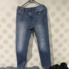 ブルーデニム ストレートパンツ