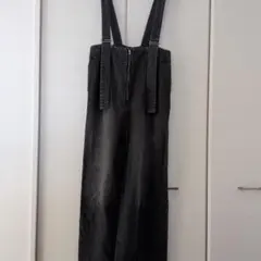 LEPSIM デニム サロペット パンツ グレー　ブラック