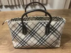 Burberry チェック柄 ハンドバッグ
