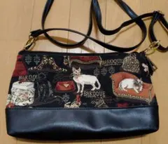 猫柄 ゴブラン織 ショルダーバッグ　未使用