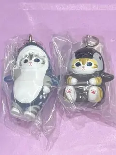 mofusand モフサンド　めじるしアクセサリー2 ジンベイザメ　ペンギン
