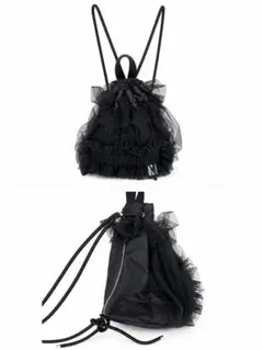 noir kei ninomiya チュール フリル リュック - メルカリ