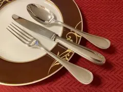 【☆上品なパール☆美品☆】クリストフル パール テーブルサイズカトラリーセットのサムネイル