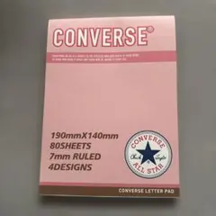 【平成レトロ】CONVERSE レターパッド ピンク