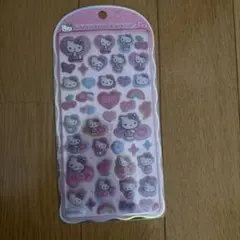 コットンパフィーシール ハローキティ サンリオ ヒョウ柄 ピンク 正規品