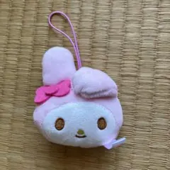 マイメロディ ぬいぐるみ ストラップ付き - メルカリ