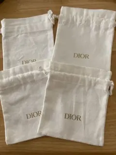 Dior ディオール巾着4枚セット