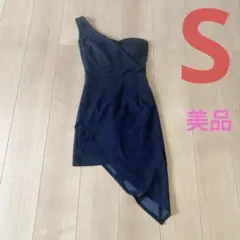 デイジーストア　ネイビー　ｓ　ミニドレス　オフショル　ワンショル　美品
