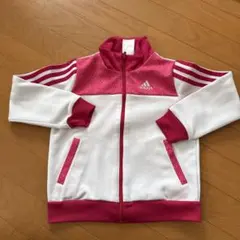 adidas キッズ ジャージ ジャケット 上 120cm 女の子