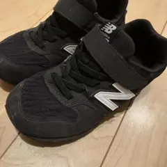 New Balance ブラック スニーカー ベルクロ　21センチ