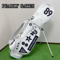 PEARLY GATES スタンド式 キャディバッグ パーリーゲイツ 白のサムネイル