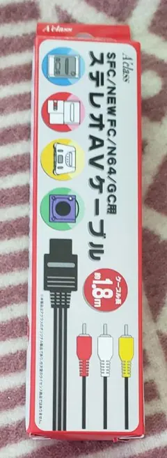 AVケーブル SFC/NEW FC/N64/GC 1.8m