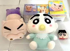 【新品】クレヨンしんちゃん ぶりぶりざえもん ぬいぐるみ フィギュアセット 6点