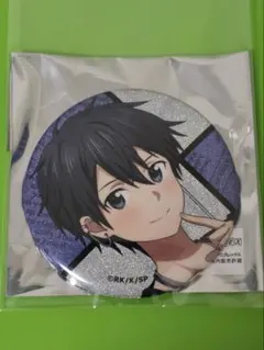 ソードアート・オンライン SAO カラオケの鉄人 グリッター缶バッジ キリト