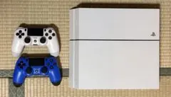 PS4本体 ホワイト 500GB コントローラー2つ付き