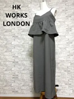 [HK WORKS LONDON]Mグレーフリル付きスリップドレスオールインワンのサムネイル