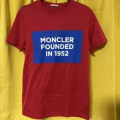 MONCLER Tシャツ レッド ロゴプリントのサムネイル