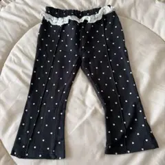 水玉模様 フレアパンツ 80cmのサムネイル