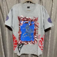 y101218 HEX ANTISTYLE Tシャツ　グレー　バックプリント　L