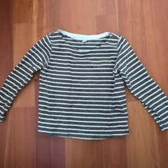 UNIQLO 長袖カットソー 110サイズ ストライプ