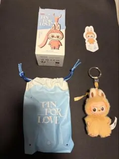 LABUBU PIN FOR LOVE イニシャル S ラブブ