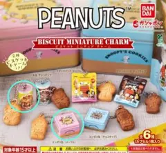 PEANUTS スヌーピー ビスケットミニチュアチャーム 2種セット