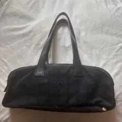 シャネル ニュートラベルライン ボストンバッグ ナイロン ブラック